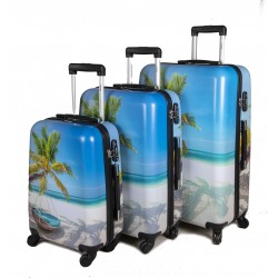 SET 3 BAGAGES (AISIE4) "PLAGE"